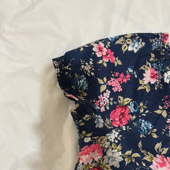 Abercrombie & Fitch Floral Navy Blouse - Picture 5 of 10